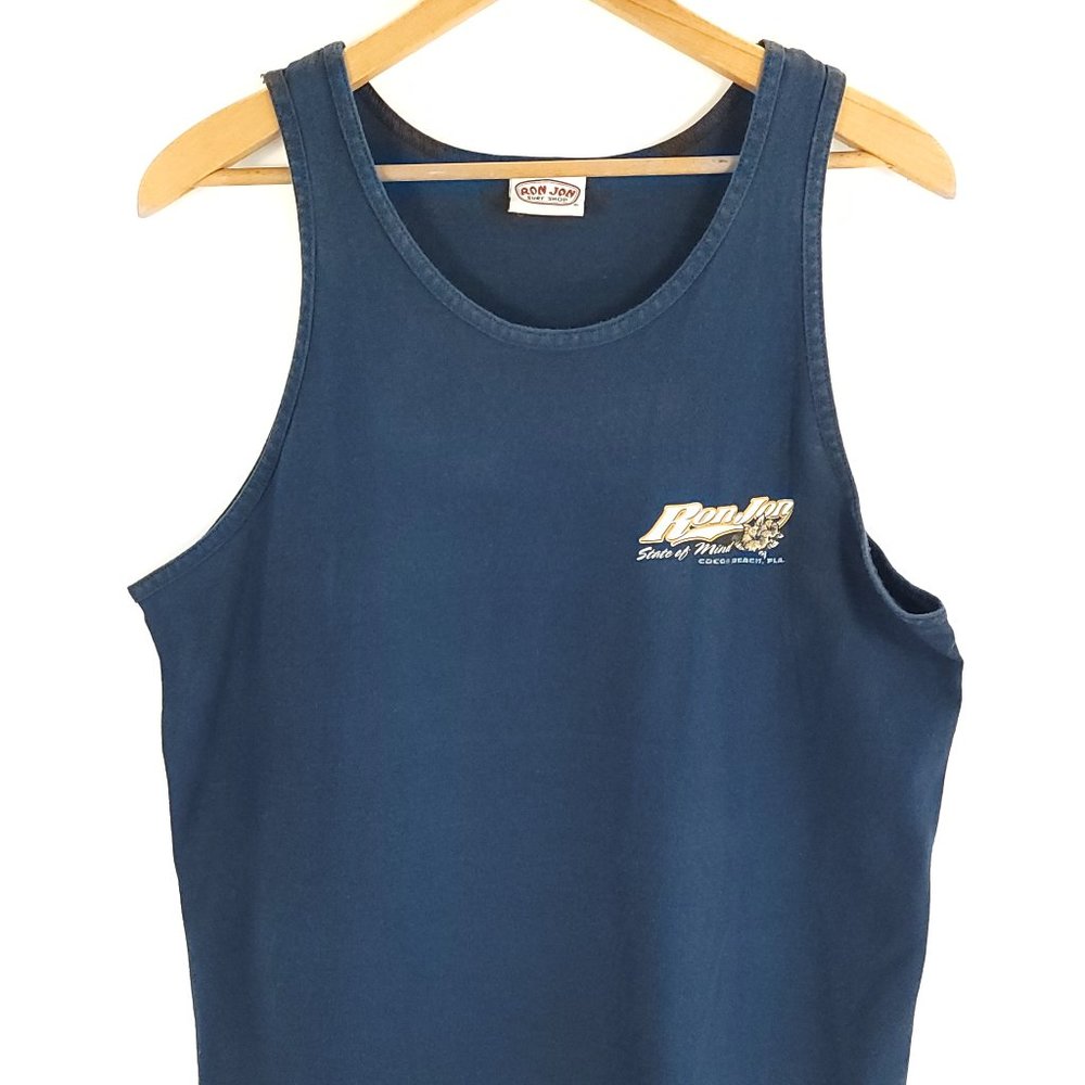 Ron Jon Graphic Tank T-Shirt Men's M/L? State of Mind Cocoa Beach Distressed